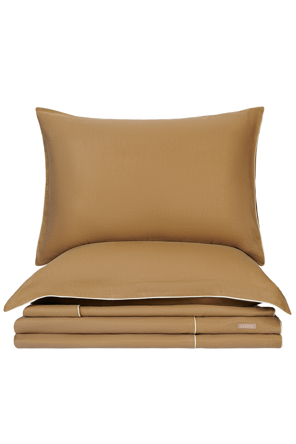 Gaia Ecru Bronze Binding Bedding Set