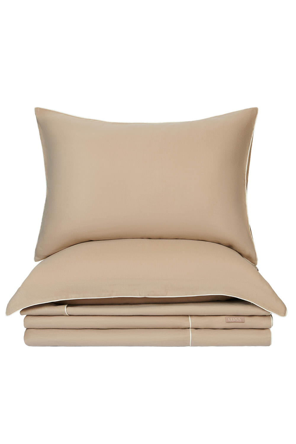 Gaia Ecru Bronze Binding Bedding Set